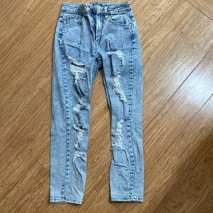 Wild Fable Distressed Light Wash Skinny Jeans